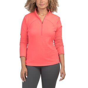 UNDER ARMOUR Red Vanish Cold Weather Half Zip Top